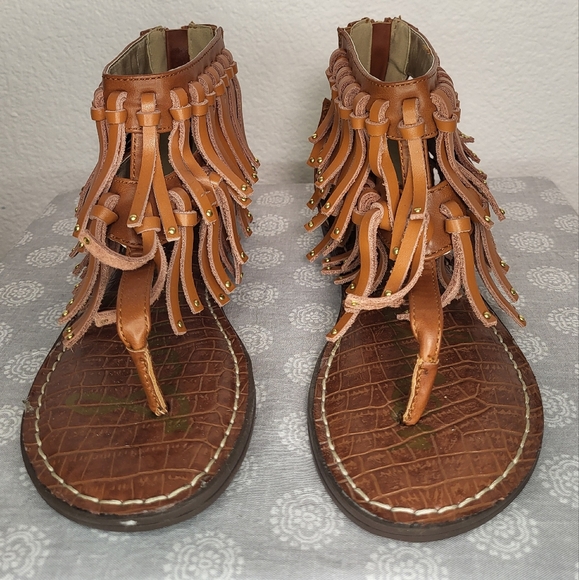 Sam Edelman Griffin Fringe Sandals size 5 - Picture 2 of 7